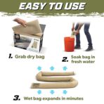 Flood Hero 10 ft Water Activated Sandbag - Flood Bag Barrier for Home - Image 6