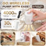 Vacuum Seal Bags for Clothing Travel with Rechargeable Electric Pump, Space Saver Vacuum Storage Bags Travel, Reusable Compression Bags for Luggage Home (14pcs Checkered) - Image 8