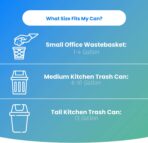 Reli. 1-2 Gallon Trash Bags | 2000 Bags | Clear | Bathroom | Strong | Garbage - Image 6