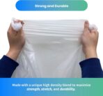 Reli. 1-2 Gallon Trash Bags | 2000 Bags | Clear | Bathroom | Strong | Garbage - Image 7