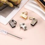 PATIKIL Bag Side Clip Buckle, Metal Purse Suspension Clasp Suspending Detachable Handbag Chain Strap Connector with D Ring - Image 6