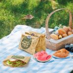 250 Pack Paper Sandwich Bags with Stickers, 8 x 6.5 Inch Greaseproof Thick Paper Snack Bag, Food Grade Small Brown Cookie Bags, Dry Waxed Pastry Bag for Lunch, Cookies, French Fries, Pretzel - Image 6