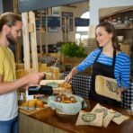 250 Pack Paper Sandwich Bags with Stickers, 8 x 6.5 Inch Greaseproof Thick Paper Snack Bag, Food Grade Small Brown Cookie Bags, Dry Waxed Pastry Bag for Lunch, Cookies, French Fries, Pretzel - Image 8