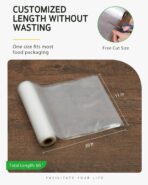 Syntus Vacuum Sealer Bags for Food, 3 Rolls 11" x 20' Commercial Grade Bag Rolls, BPA Free Food Vac Bags for Storage, Meal Prep or Sous Vide - Image 3