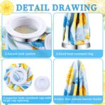 Honoson 4 Pack Reusable Ice Pack and Hot Water Bag for Adults for Hot & Cold No-Leak Elastic Breathable Ice Bag(Cartoon Fruit Style) - Image 4