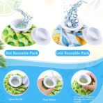 Honoson 4 Pack Reusable Ice Pack and Hot Water Bag for Adults for Hot & Cold No-Leak Elastic Breathable Ice Bag(Cartoon Fruit Style) - Image 5