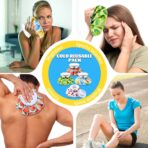 Honoson 4 Pack Reusable Ice Pack and Hot Water Bag for Adults for Hot & Cold No-Leak Elastic Breathable Ice Bag(Cartoon Fruit Style) - Image 6