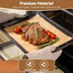 360 Count 12"x 16" Heavy Duty Parchment Paper Sheets for Baking, No-Stick & No-Leak Unbleached Baking Paper, Pre-cut Half Parchment Paper Sheets for Oven, Air Fryer, Microwave - Image 6