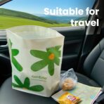 Disposable Car Garbage Bin Bags 60 PCS, Leak-proof Cleaning and Vomit Bags, Recycled HDPE, Easy Stick-On and Stand Design, Disposable Small Garbage Bags - Image 4