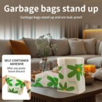 Disposable Car Garbage Bin Bags 60 PCS, Leak-proof Cleaning and Vomit Bags, Recycled HDPE, Easy Stick-On and Stand Design, Disposable Small Garbage Bags - Image 6