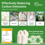 Disposable Car Garbage Bin Bags 60 PCS, Leak-proof Cleaning and Vomit Bags, Recycled HDPE, Easy Stick-On and Stand Design, Disposable Small Garbage Bags - Image 8