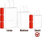 qiqee 32-Packs Paper Bags with Handles Bulk 8.26"×6"×3.15" Small Gift Bags 16 Different Senior Color Bags Multiple Uses（Small Size） - Image 8