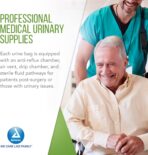 Dynarex Advantage Urinary Drainage Bag - Teardrop-Shaped, Unisex, Anti-Reflux Chamber, No-Needle Sample Port, Universal Hanger - Vinyl Bags with Markings - 2000ml, 20 Count - Image 5