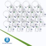 Dynarex Advantage Urinary Drainage Bag - Teardrop-Shaped, Unisex, Anti-Reflux Chamber, No-Needle Sample Port, Universal Hanger - Vinyl Bags with Markings - 2000ml, 20 Count - Image 7