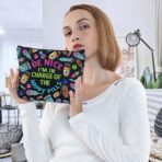 G2TUP RX Pharmacy Technician Funny Makeup Bag I am in Charge of the Happy Pills Gift for Pharmacy Graduation (Be Nice I am New) - Image 7