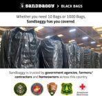 Sandbaggy Black Pallet Covers | Made in USA | Tarp Fits Extra Large Pallets Up to 55" x 55" x 100" | Built w/ 1 Year UV Protection | Heavy Duty 3 Mil Thick Plastic (Pack of 10, 3 Mil Thick) - Image 7