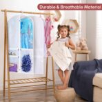 Kimbora Costume Dance Garment Bag with 3 Clear Zipper Pockets for Suits Dress Cover, Travel & Competitions Protector, Set of 2 - Image 5