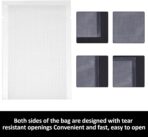 Jeffdad 100 Pcs Thick Vacuum Sealer Bags, 2.7x3.9 inch Small Vacuum Sealer Bags for Food Storage Heat Seal Bags Precut Food Storage Bag Clear Plastic Heat Seal Bag for Food Preservation - Image 8