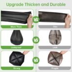 Portable Toilet Replacement Bags, 25 Count 8 Gallon 1.5 Mil Super Thickened Compostable Trash Bags, 30 Liter Camping Toilet Bags for Travel Outdoors, Boating, Emergency Toilet Bag for Car - Image 5