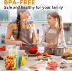 Wevac Vacuum Sealer Bag Rolls Variety Pack, 6"x16', 8"x16', 11"x16' (3 Rolls), Heavy Duty Food Storage, Ideal for Sous Vide, Freezer, Meal Prep - Image 4