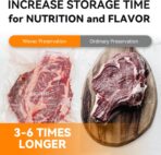 Wevac Vacuum Sealer Bag Rolls Variety Pack, 6"x16', 8"x16', 11"x16' (3 Rolls), Heavy Duty Food Storage, Ideal for Sous Vide, Freezer, Meal Prep - Image 9