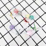 100PCS Cellophane Bags 3x5 inches, Clear Treat Bags with 4’’ Twist Ties, Plastic Cello Bags - 1.4 mils Thick OPP Rice Crispy Bags for Gift Goodie Favor Candy Cake Pop Birthday Party Cookies (3’’ x 5’’) - Image 5