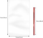 100PCS Cellophane Bags 3x5 inches, Clear Treat Bags with 4’’ Twist Ties, Plastic Cello Bags - 1.4 mils Thick OPP Rice Crispy Bags for Gift Goodie Favor Candy Cake Pop Birthday Party Cookies (3’’ x 5’’) - Image 6