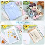 Kosiz 600 Pcs Clear Cellophane Bag Plastic Poly Shirt Bag Bulk Resealable Clothes Packing Self Adhesive Packages for Business Shipping(6'' X 9", 8'' X 10", 9'' X 12", 11'' X 14") - Image 6