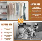 20 Clear Plastic Garment Bags for Clothes, Hanging Clothes Storage - Travel Size, 60x90cm - Image 4