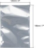 uxcell Antistatic Shield Shielding Bag, Flat Open Top Anti Static Bag for Electronic Devices, 5x7 inch(125x180mm), 100 PCS - Image 4