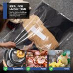 Zipper Storage Bags, (Pack of 12) 5 Gallon Resealable Food Storage Bag, Extra Large Zip Top Bags, Great Storage for Food, Clothing, Office Supplies & Travel Essential, 2 Mil Thick, Size 18"x 24" - Image 6