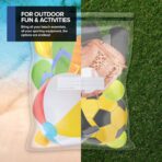 Zipper Storage Bags, (Pack of 12) 5 Gallon Resealable Food Storage Bag, Extra Large Zip Top Bags, Great Storage for Food, Clothing, Office Supplies & Travel Essential, 2 Mil Thick, Size 18"x 24" - Image 7