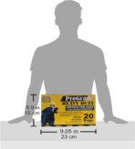 Reli. Contractor Garbage Bags 42 Gallon | 20 Trash Bags | Heavy Duty | Black Contractor - Image 4
