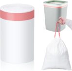 MakMeFre 13 Gallon Drawstring Tall Kitchen Trash Bags,Clean Fresh Scent and Heavy Duty Garbage Bags(100 Count,60x70cm) - Image 2