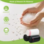 MakMeFre 13 Gallon Drawstring Tall Kitchen Trash Bags,Clean Fresh Scent and Heavy Duty Garbage Bags(100 Count,60x70cm) - Image 3