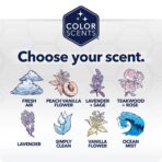 Color Scents Tall Kitchen Trash Bags - 13 Gallon, 100 Bags (1 Pack of 100 Count), Drawstring - White bag in Lavender + Sage Scent with Microban - Image 7