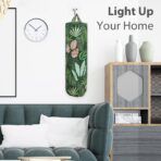 SYIPO Plastic Bag Holder, Reusable Grocery Bag Organizer, Wall Mount, 1 Pack, Seaweed | 1 Pack - Image 7