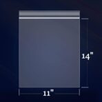 iMailer - 100 Count - 11" x 14" Large Zip Bags - 2 Mil Reclosable Zip Plastic Poly Bags with Lock Seal Zipper for Prints, Photos, Documents, Clothing, T-Shirt - Image 3