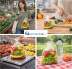 ASSUREPAK Clear Produce Bags Roll - 750 Bags - 15"x20" – for Grocery, Small Business, Reusable Produce Use, Food & Storage Needs, Garden Fresh, Narrow Profile, Kitchen Use - Image 4
