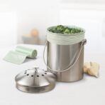 HIC Kitchen Natural Plant-Based Compost Bags, Biodegradable, Compostable, Set of 50 - Image 4