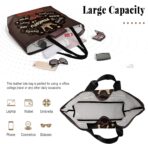 African American Black Women Tote Bag Black Girl Magic Shoulder Handbag For Work Travel Beach Shopping - Image 6