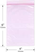 Plymor 4" x 6" (Pack of 100), 2 Mil Anti-Static Zipper Reclosable Plastic Bags - Image 3