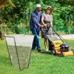 Outdoor Trash Bag Holder Metal Garden Trash Bag Holder for Yard Waste Stand Holds 30-45 Gallons Leaf Bag Holder with 4 Clips for Leaves Camping Lawn Party Weeding Yard Gardening（1pcs+4clips） - Image 8