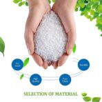 1.2 Gallon 80 Counts Strong Trash Bags Garbage Bags, Bathroom Trash Can Bin Liners, Small Plastic Bags for home office kitchen, fit 5-6 Liter, 0.8-1.6 and 1-1.5 Gal, Clear - Image 7