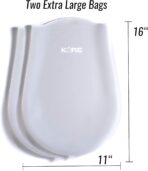 Revolutionize Sous Vide Cooking with AppleKoreLiving Sous Vide Reusable Silicone Bags | Extra Large BPA Free Set | Thinner and More Flexible than Other Reusable Vacuum Seal Bags - Image 4