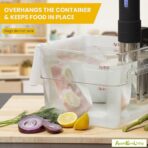 Revolutionize Sous Vide Cooking with AppleKoreLiving Sous Vide Reusable Silicone Bags | Extra Large BPA Free Set | Thinner and More Flexible than Other Reusable Vacuum Seal Bags - Image 6