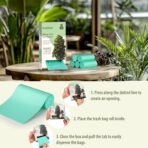 Small Compostable Trash Bags 1.6 Gallon Trash Bags, EcoSilva 125 Count 1.6-2 Gallon Small Compost Bags for Countertop Bin, Compostable Food Scrap Bags Waste Basket Liners for Bathroom Kitchen Office - Image 5