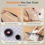 Nicetree 18-Pack Vacuum Seal Bags with Rechargeable Wireless Pump | 3 Sizes (20/24/28 Inch) Travel Vacuum Storage Bags for Clothing, Bedding & Seasonal Storage | Space Saver for Luggage - Image 7