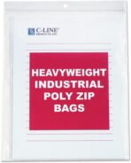 Heavyweight Industrial Poly Zip Bags, 8 1/2 x 11, 50/BX - Image 4