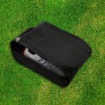 Outdoor Golf Shoes Bags Travel Shoes Bags Zippered Sport Shoes Bag (Black) - Image 5